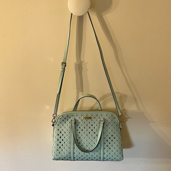 Kate Spade Newbury Lane Caning Small Rachelle Satchel - Picture 2 of 4